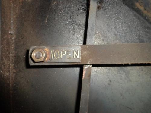 control has been shut to just beyond the open label