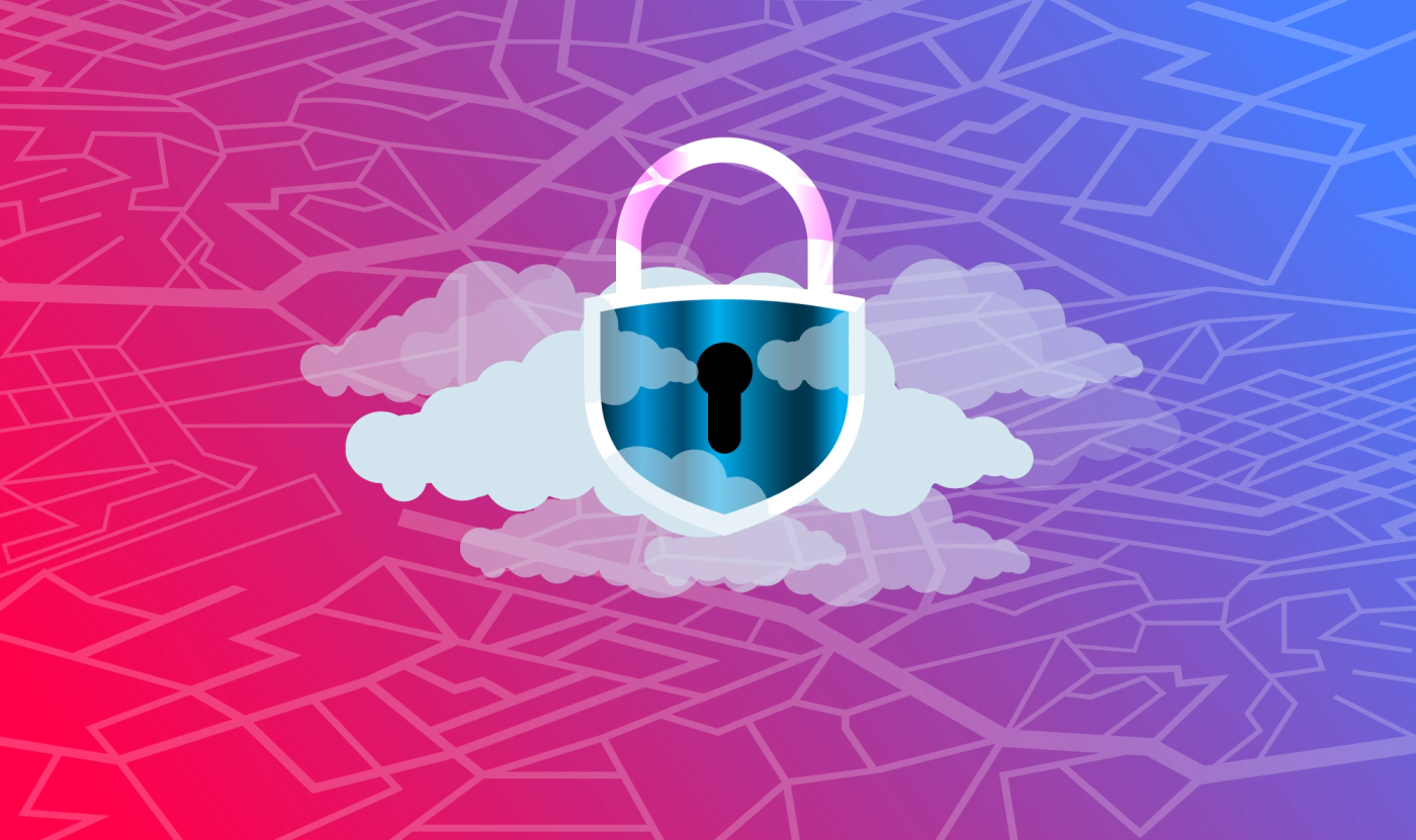 security lock on a cloud