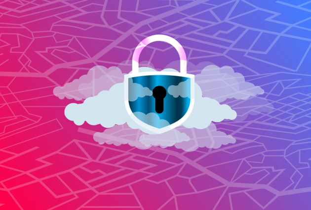 security lock on a cloud