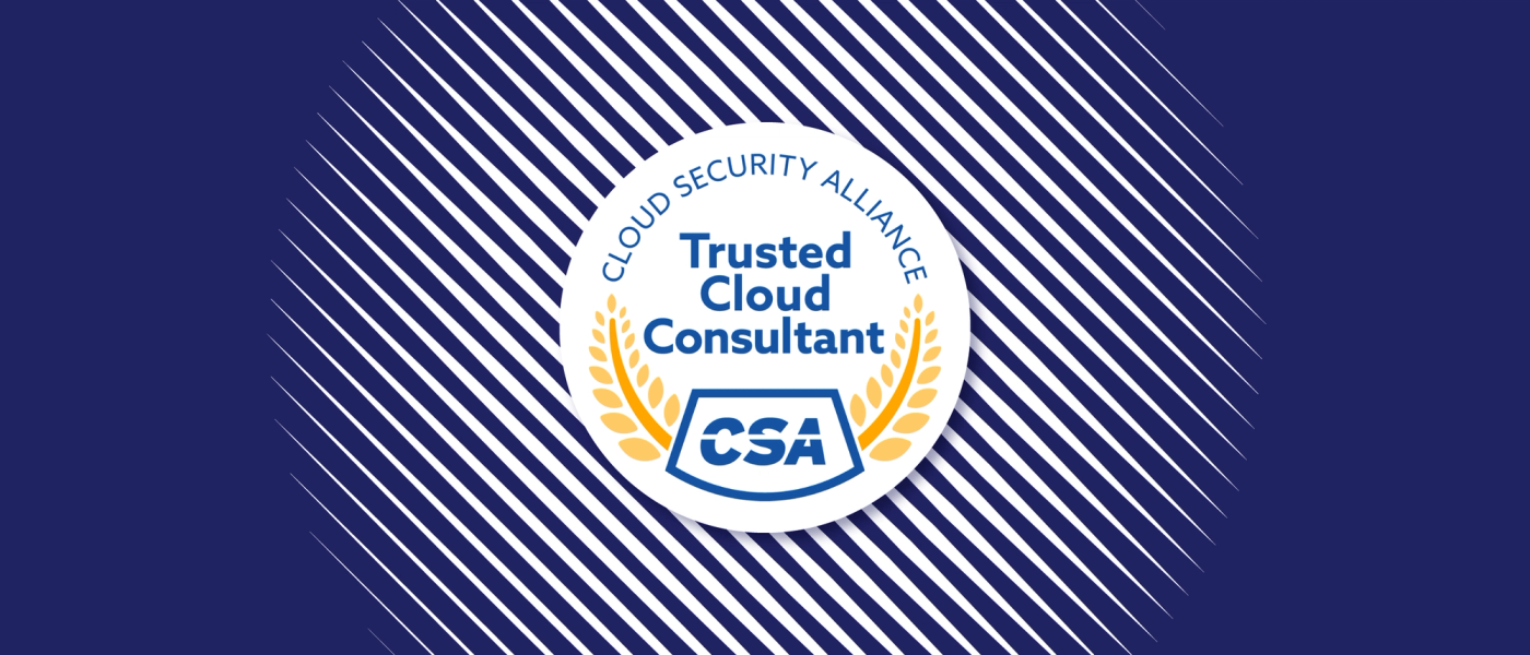 Cloud Security Alliance - a male and female avatar either side of the CSA logo