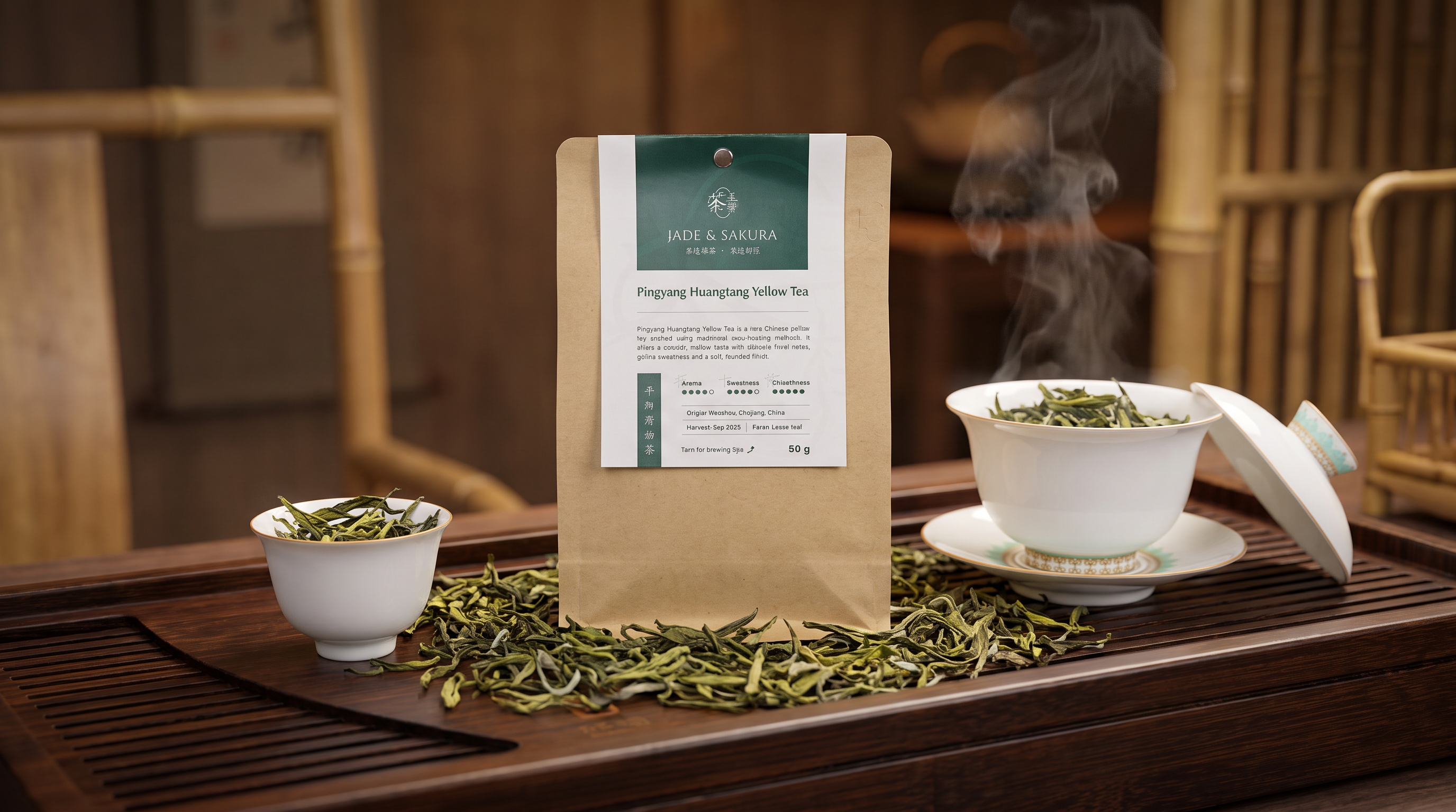 Rare yellow tea in the UAE