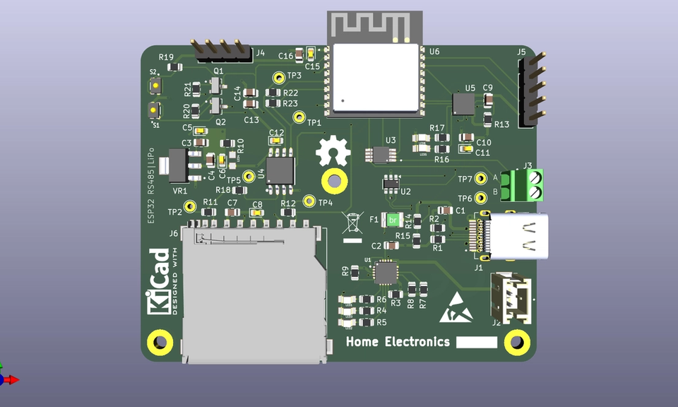 Industrial Communication System using ESP32 & RS-485