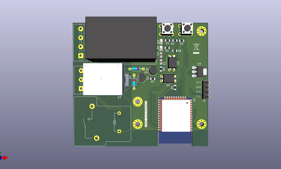 High-Power Home Automation System (30A ESP32)