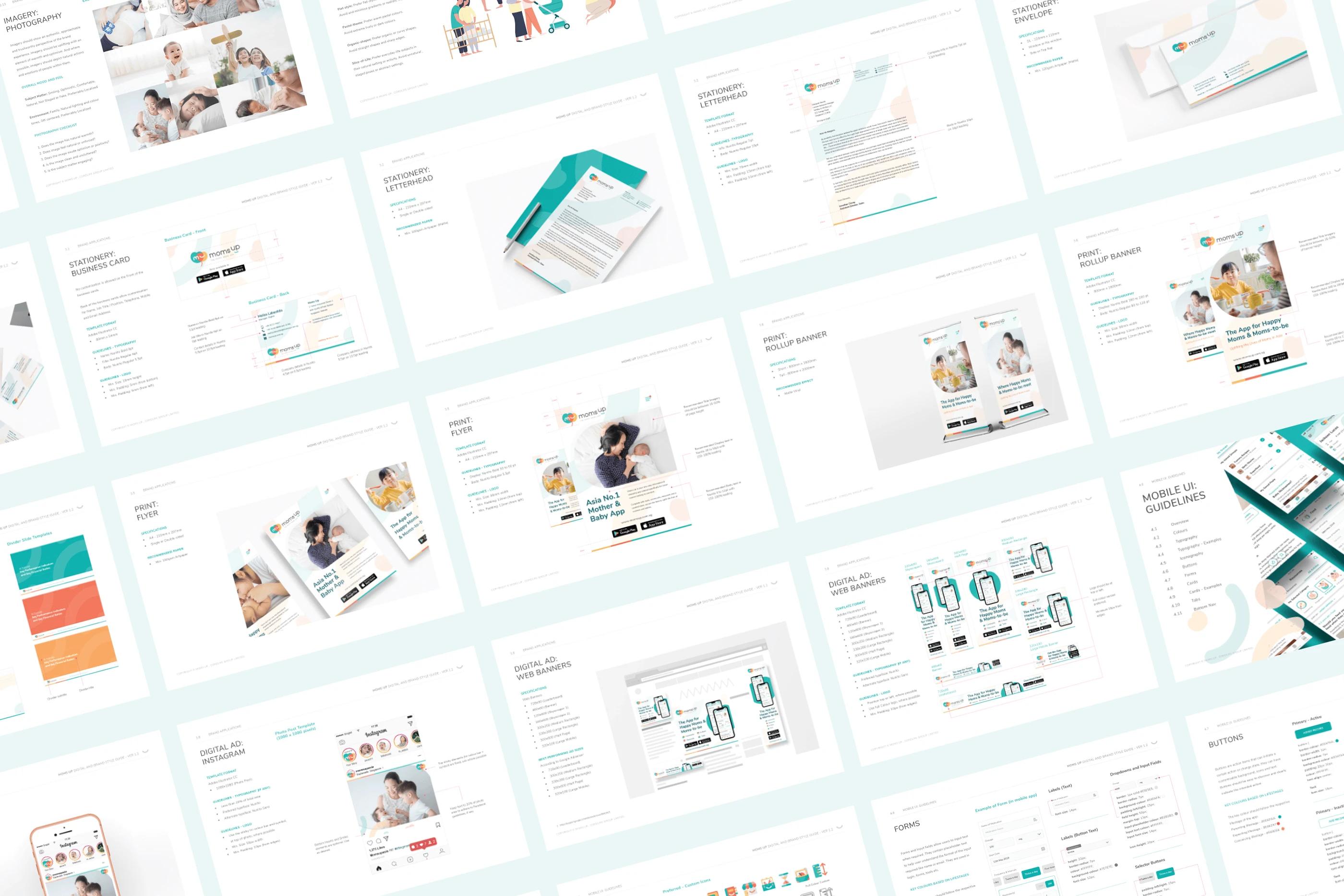 Moms Up — content hub and article reading experience