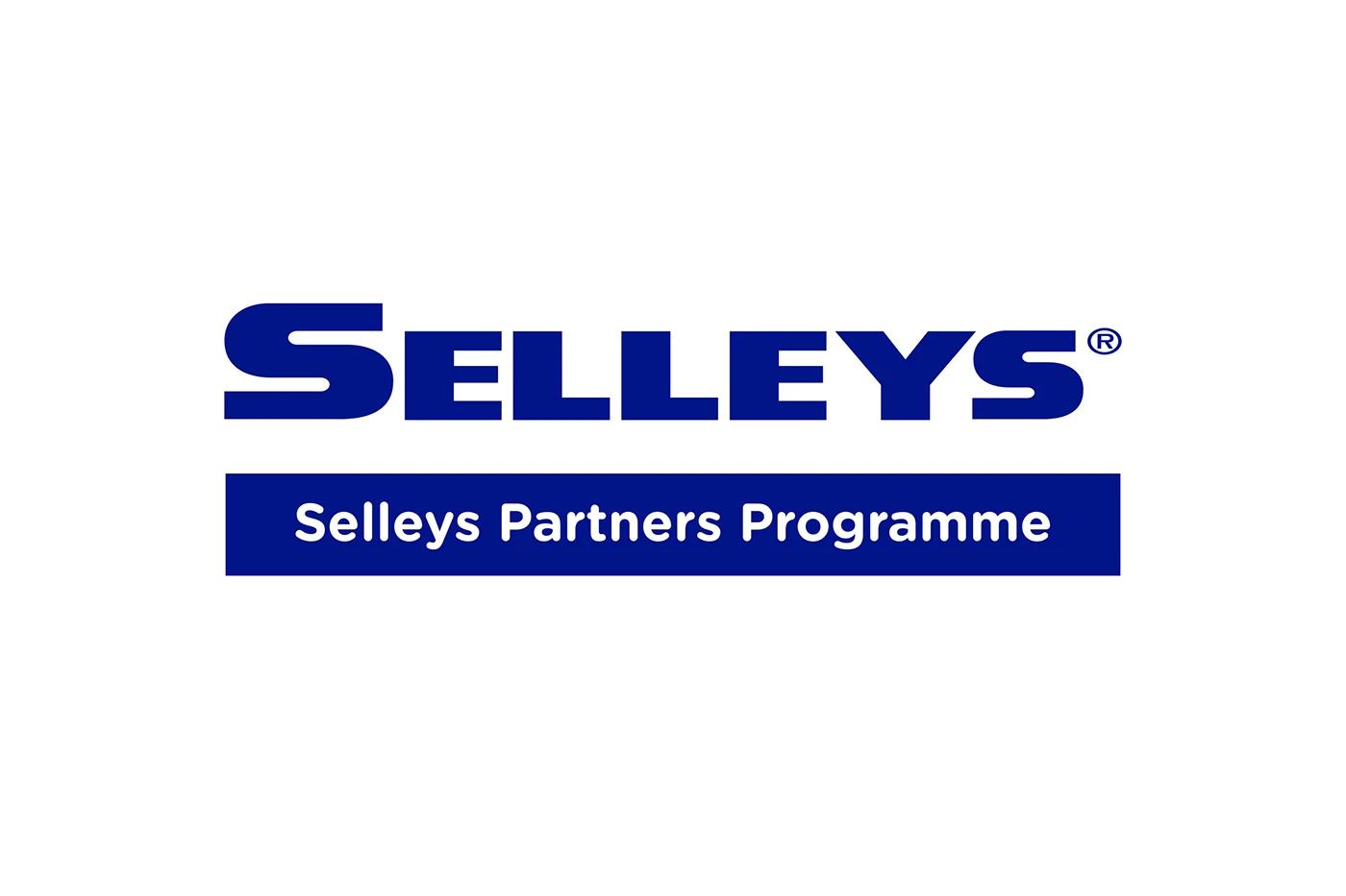 Selleys Partners — sub-brand logo mark within Selleys brand guidelines