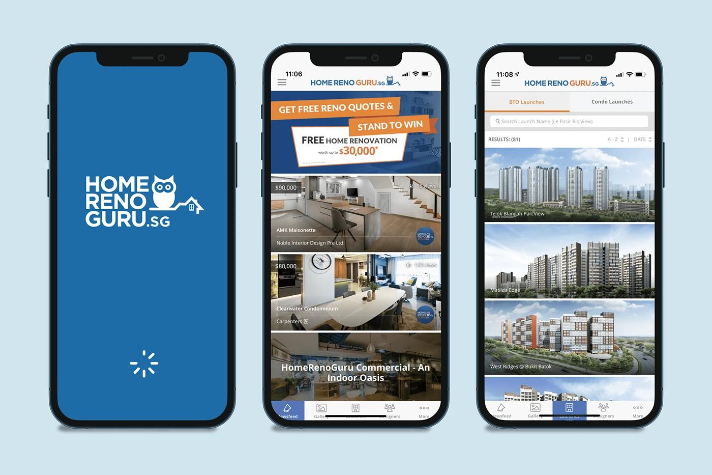HomeRenoGuru — merchant CRM dashboard for renovation companies