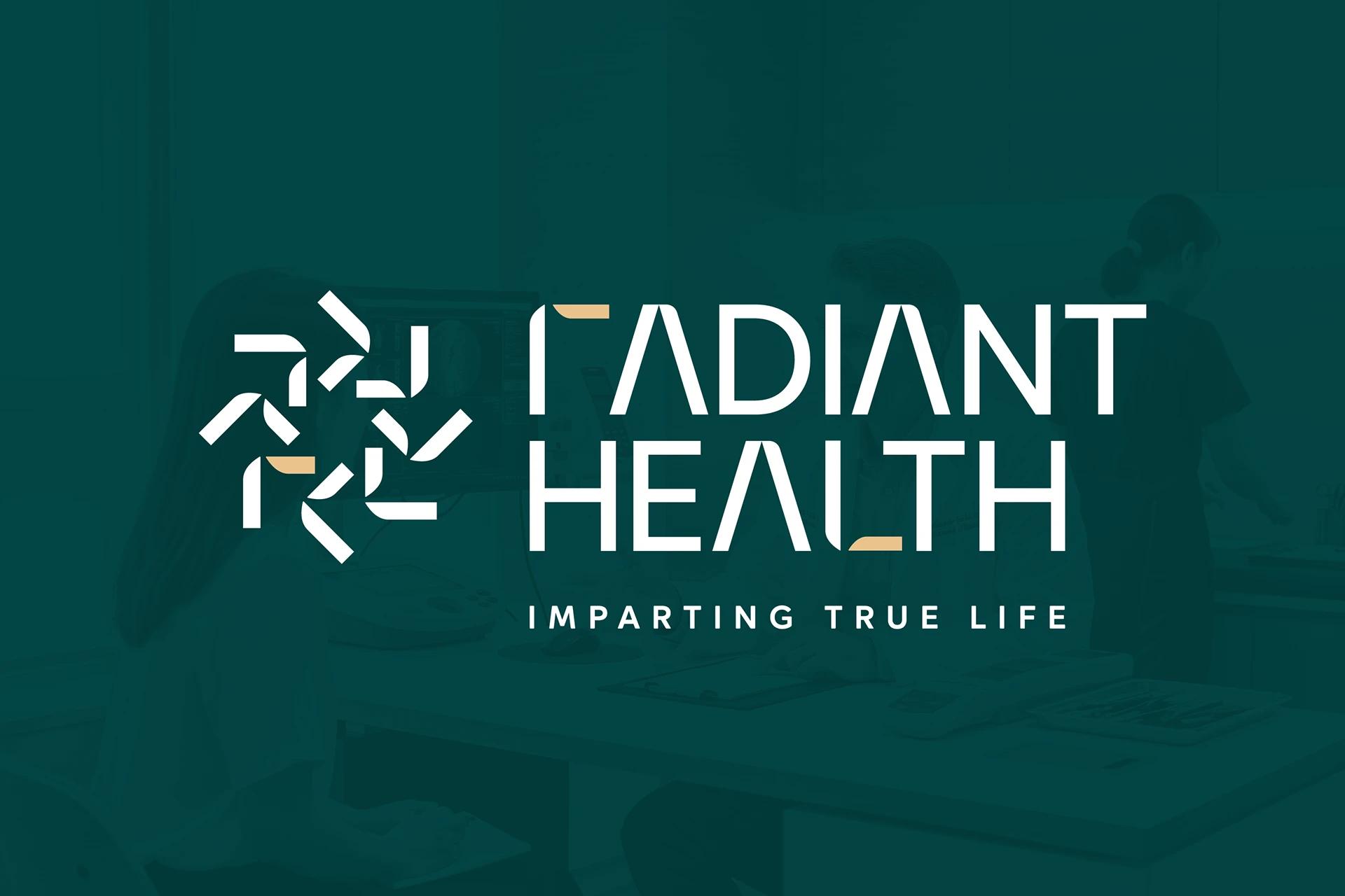 Radiant Health — staff uniform with embroidered logo