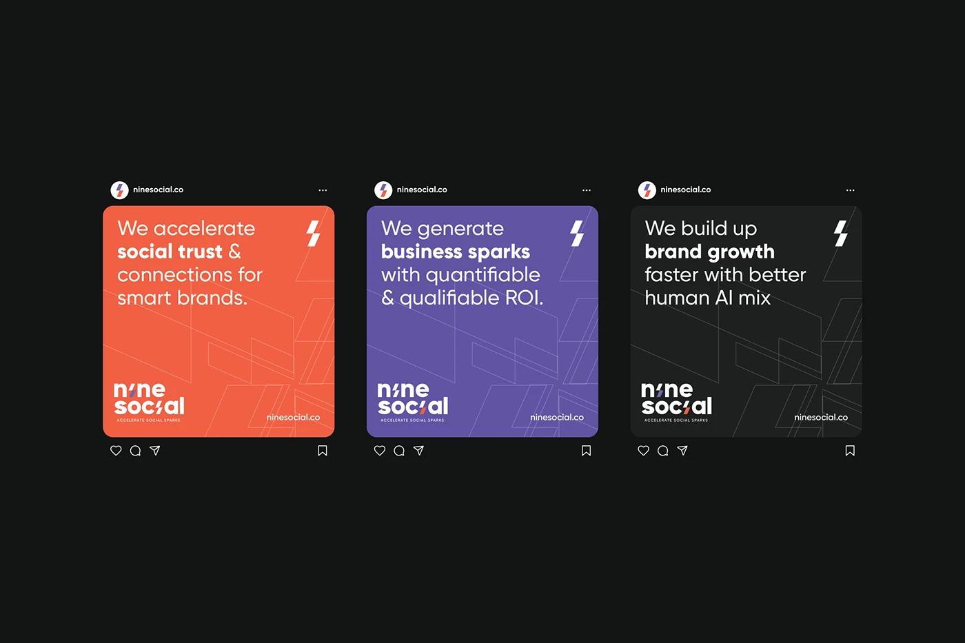 Nine Social — social media sticker and GIF animation pack