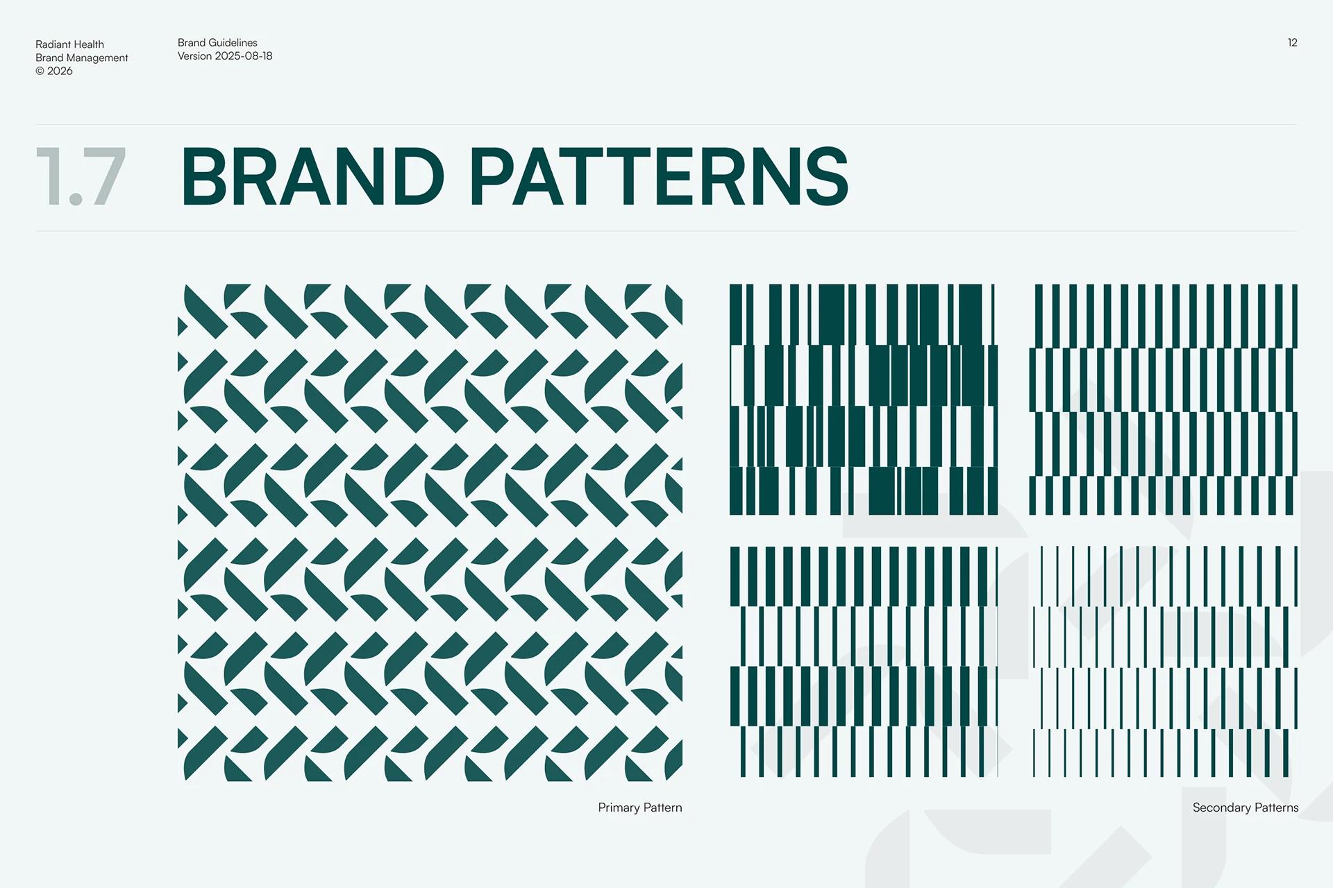 Radiant Health — clinic interior environmental branding