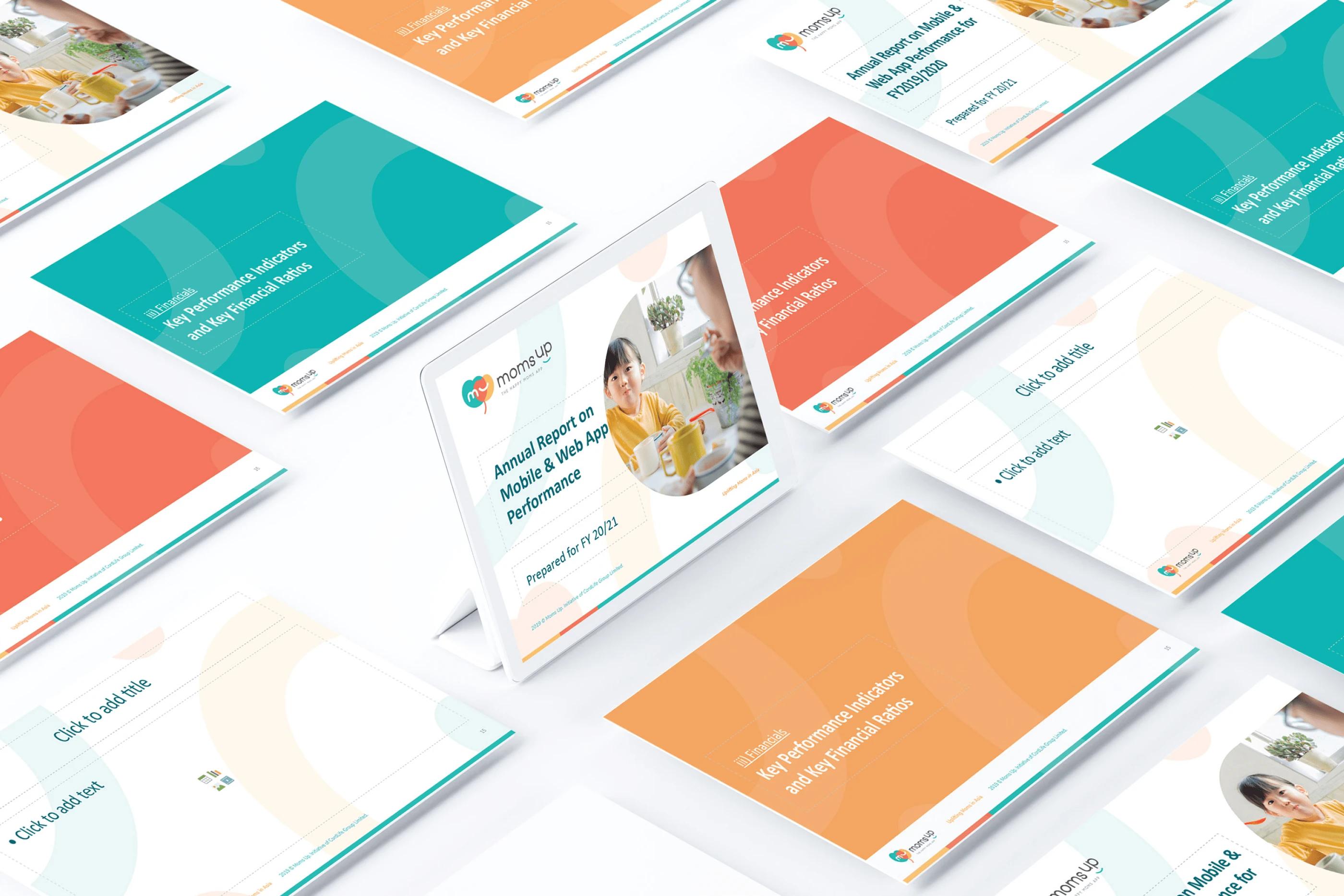 Moms Up — brand identity full system overview