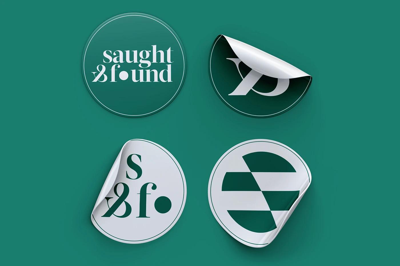Saught&Found — final brand identity full-system presentation
