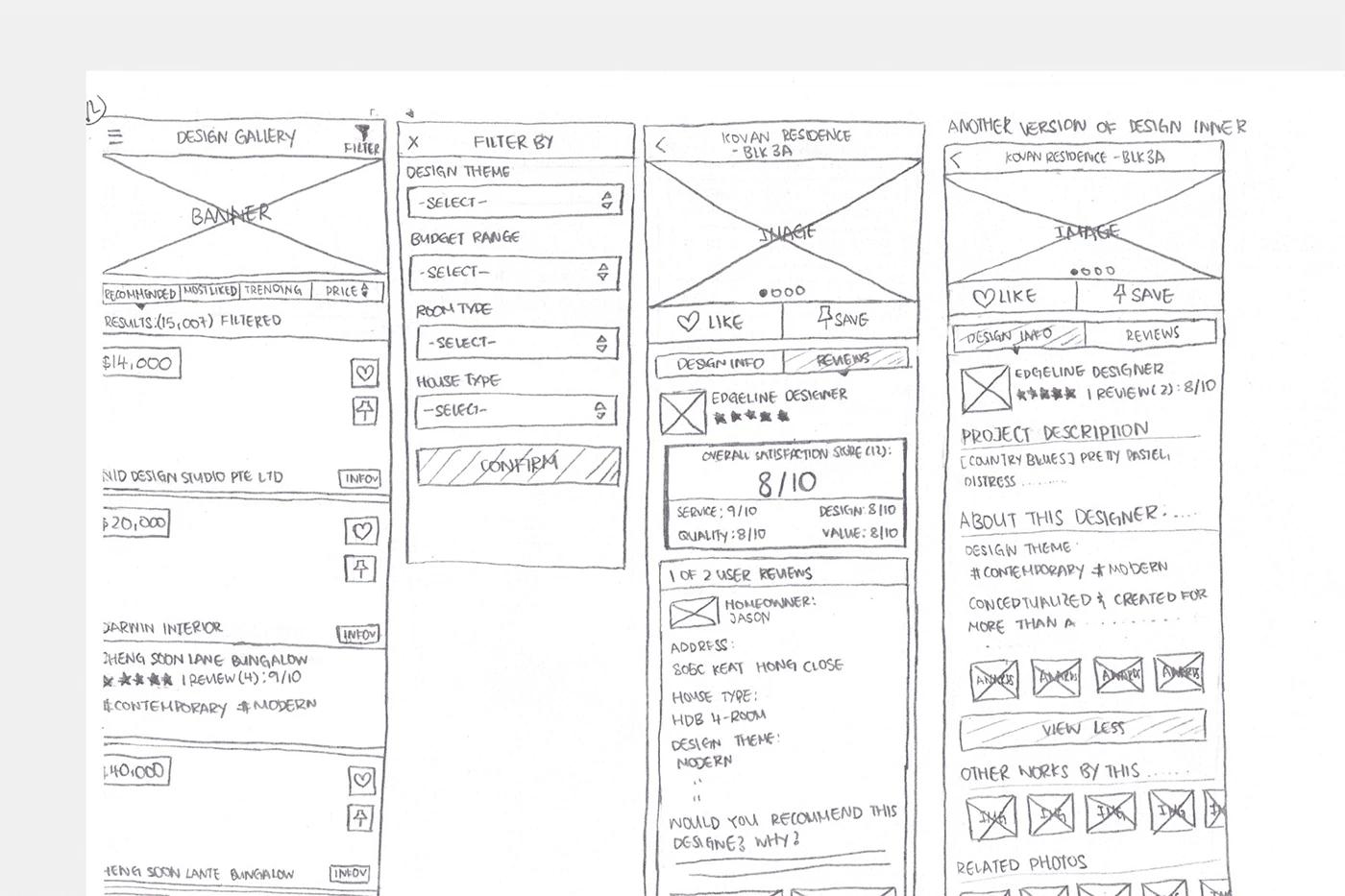HomeRenoGuru — 3D virtual showroom feature UI