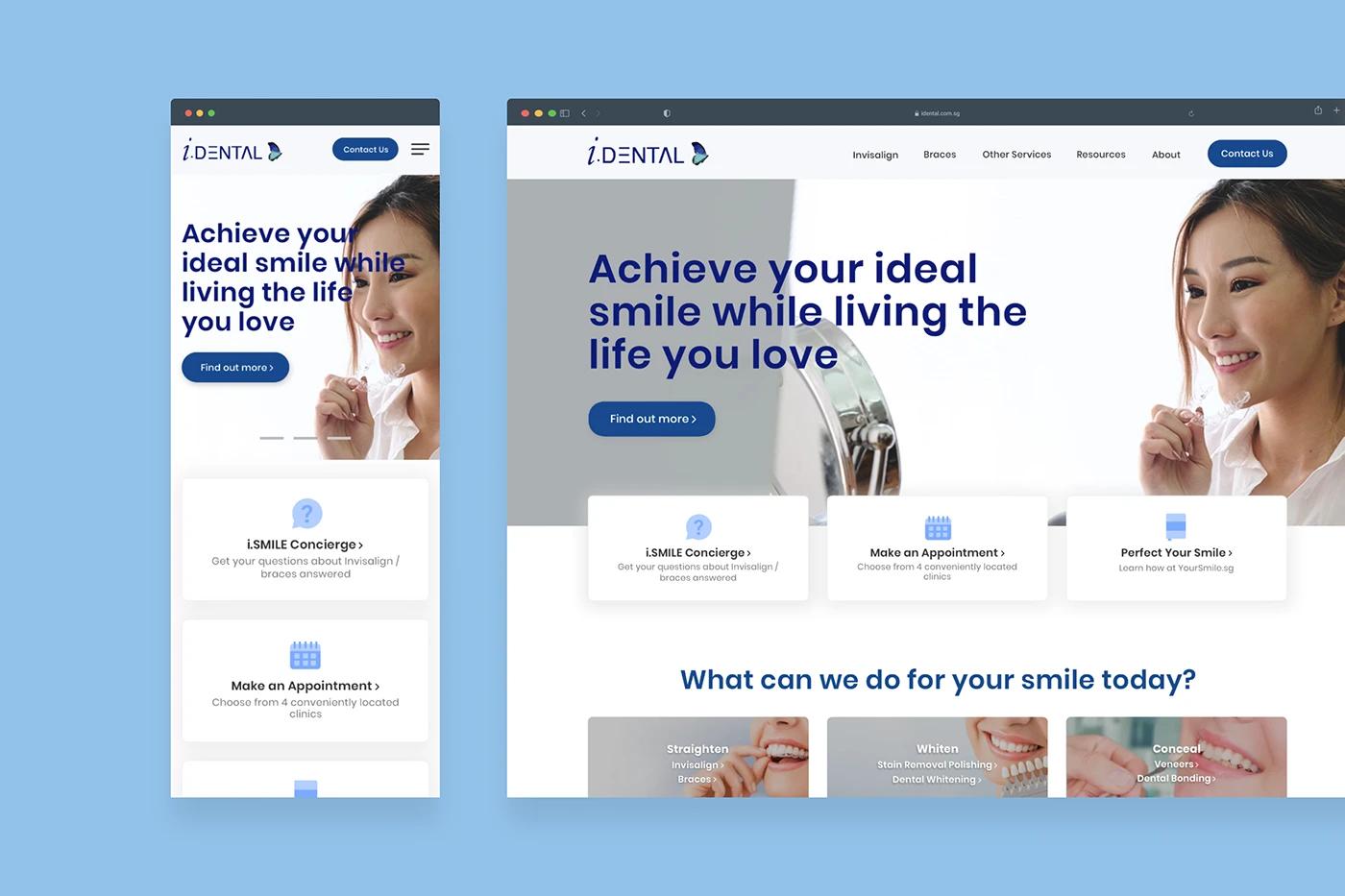 i.Dental — procedures and treatment overview page