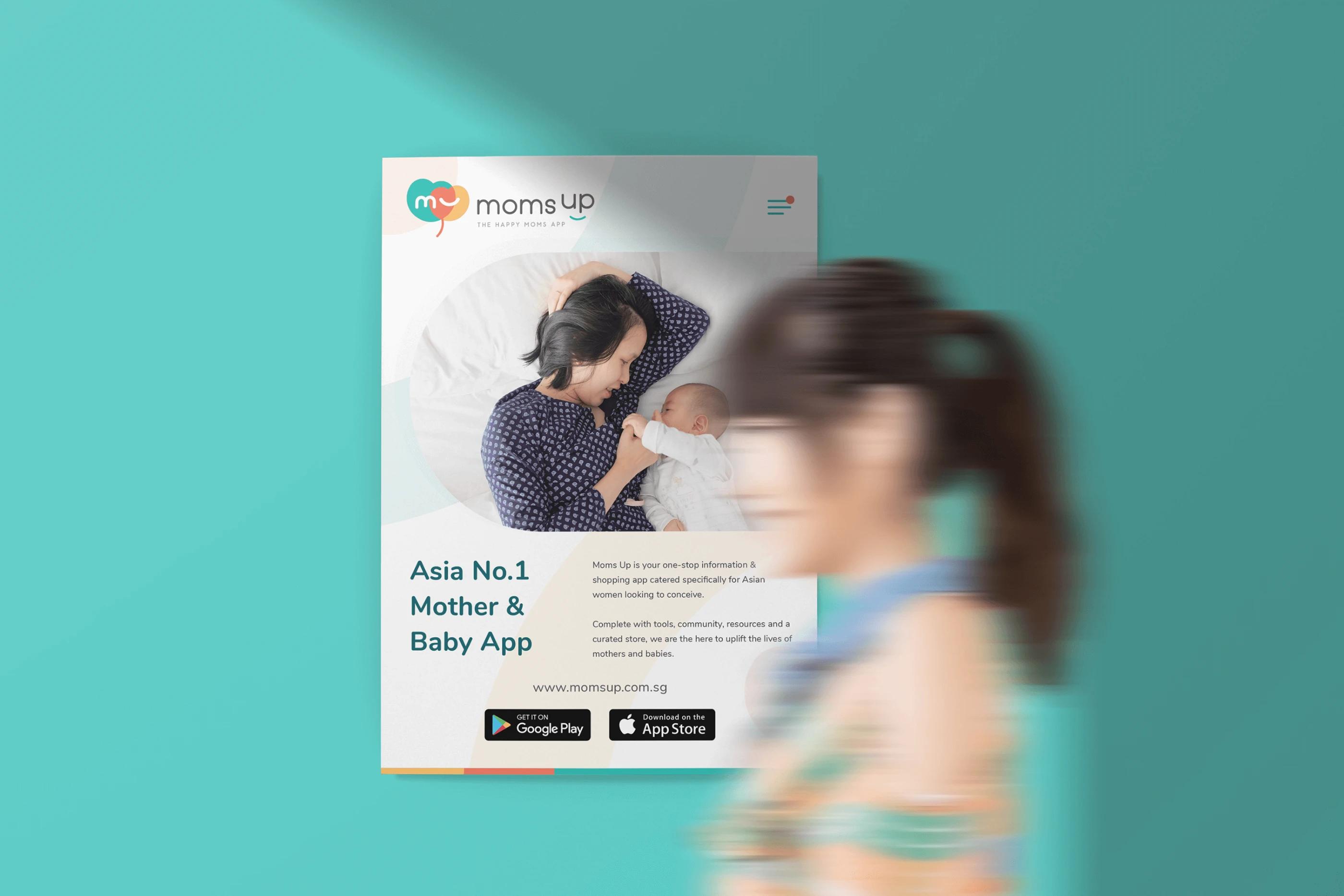 Moms Up — app navigation and tab bar system
