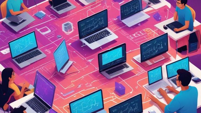 A group of web developers