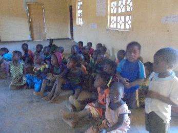 Inside the classroom at Chipasula CBCC