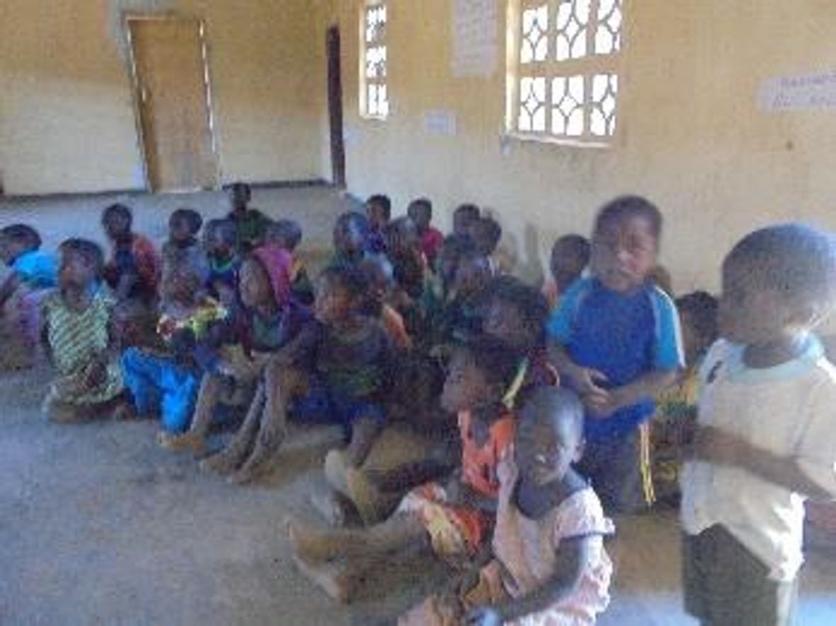 Inside the classroom at Chipasula CBCC