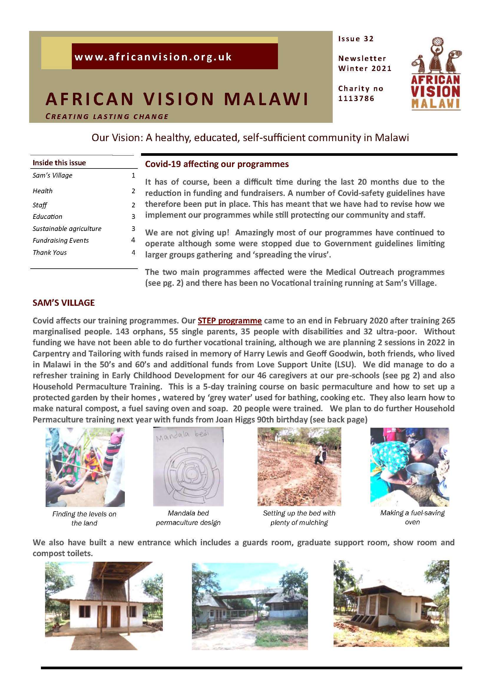 Winter 2021 Newsletter