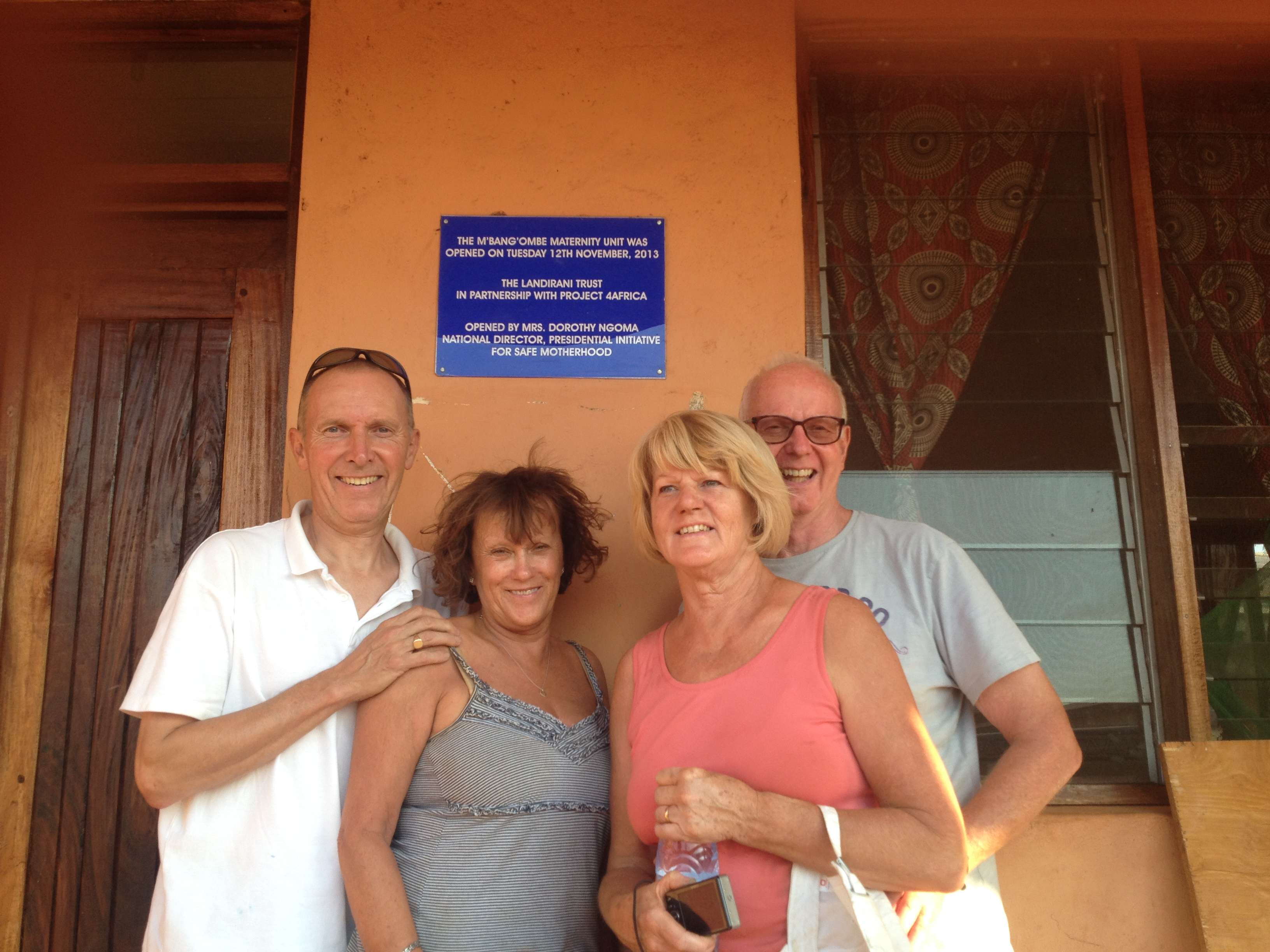 Project4Africa team – Steve, Heather, Liz and Tony