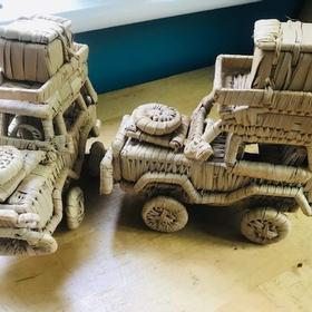 Grass jeep