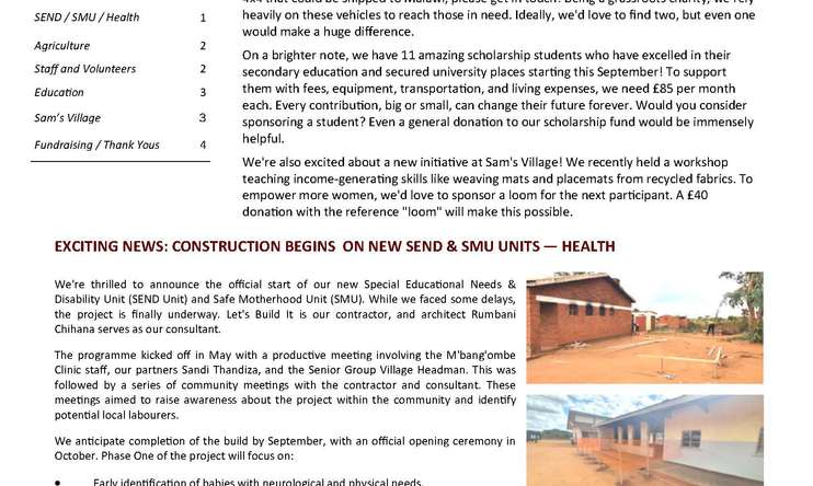 Summer Newsletter 2024
