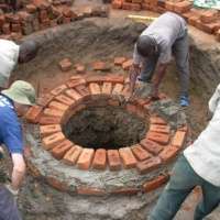 Building up a well