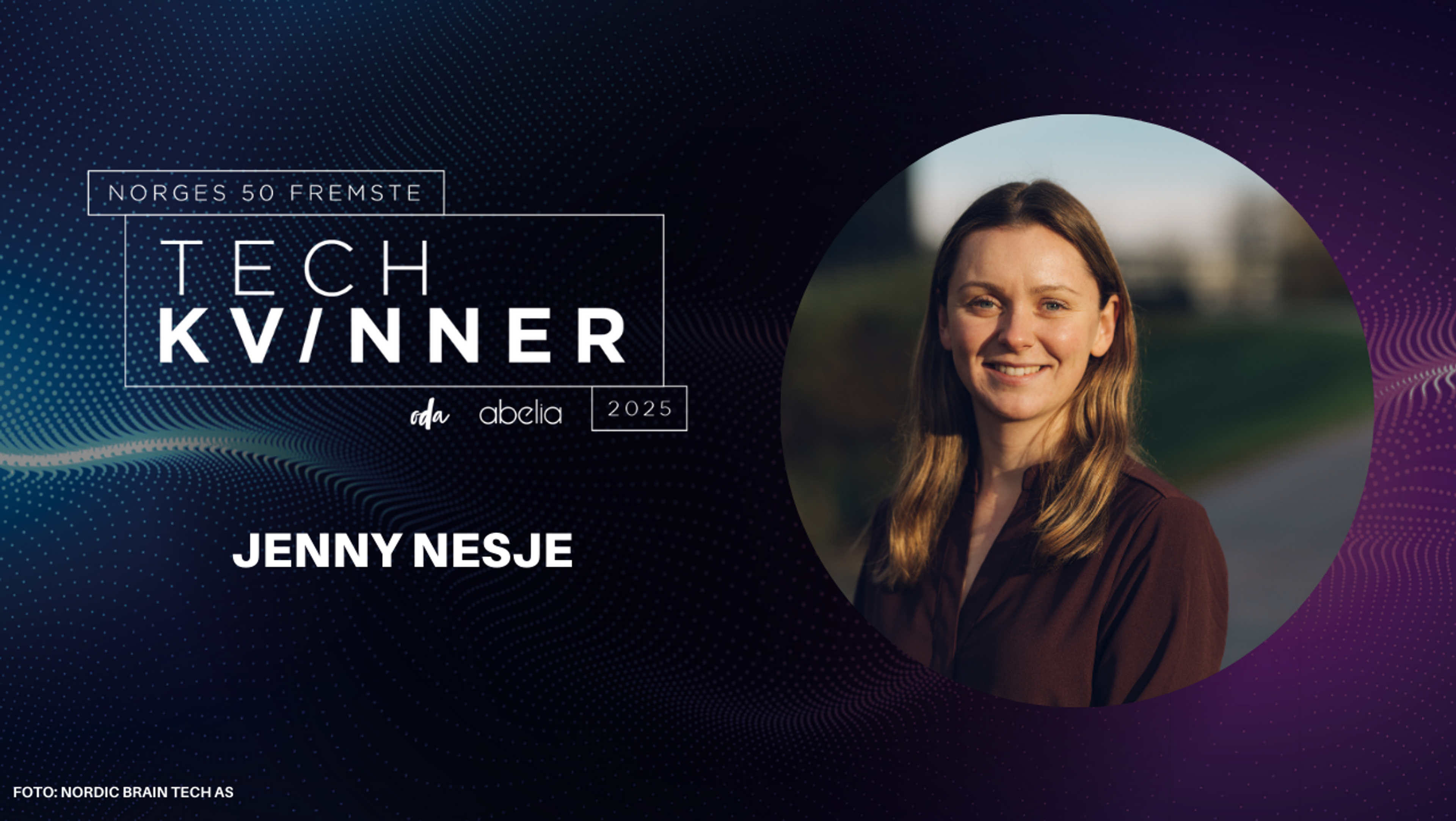 Norways top 50 Women in Tech, Jenny Nesje