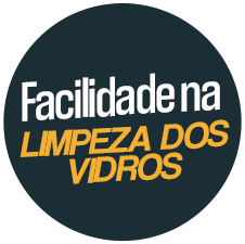 Podem ser totalmente recolhidas, permitindo acesso total à janela para facilitar a limpeza dos vidros