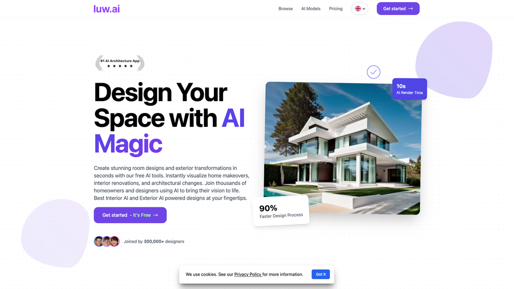 Screenshot of Luw.ai