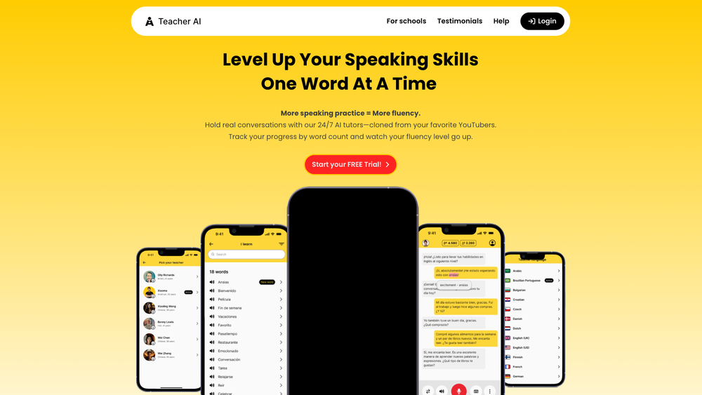 Screenshot of Teacher AI