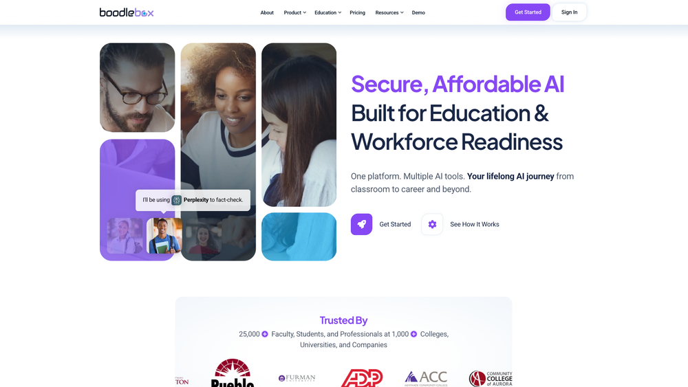 Screenshot of BoodleBox