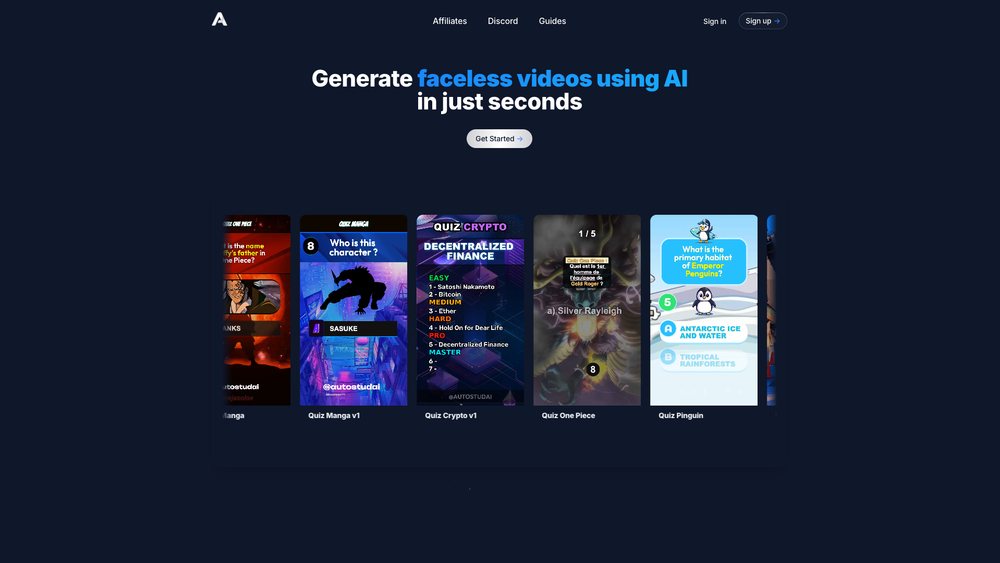 Screenshot of Auto Stud AI