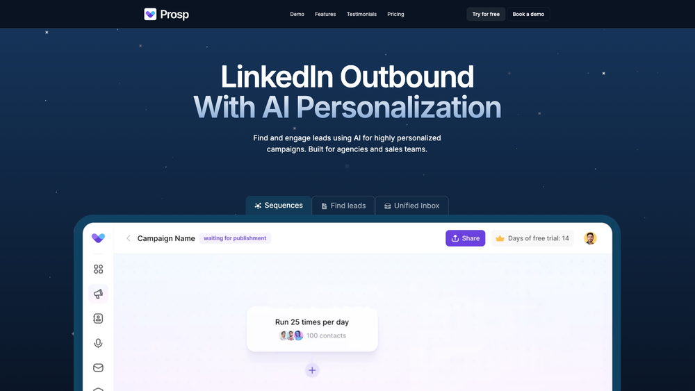 Screenshot of Prosp Screenshot of Prosp