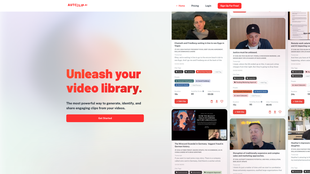 Screenshot of Autoclip