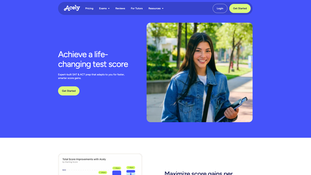 Screenshot of Acely