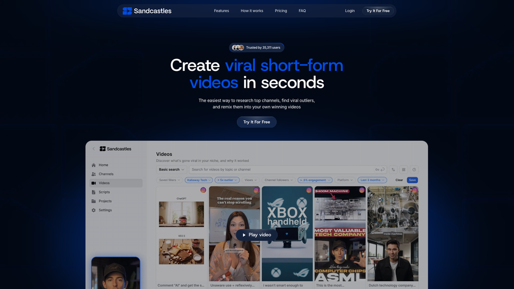 Screenshot of Sandcastles Screenshot of Sandcastles