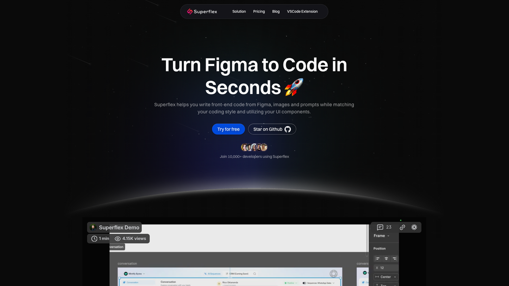 Screenshot of Superflex