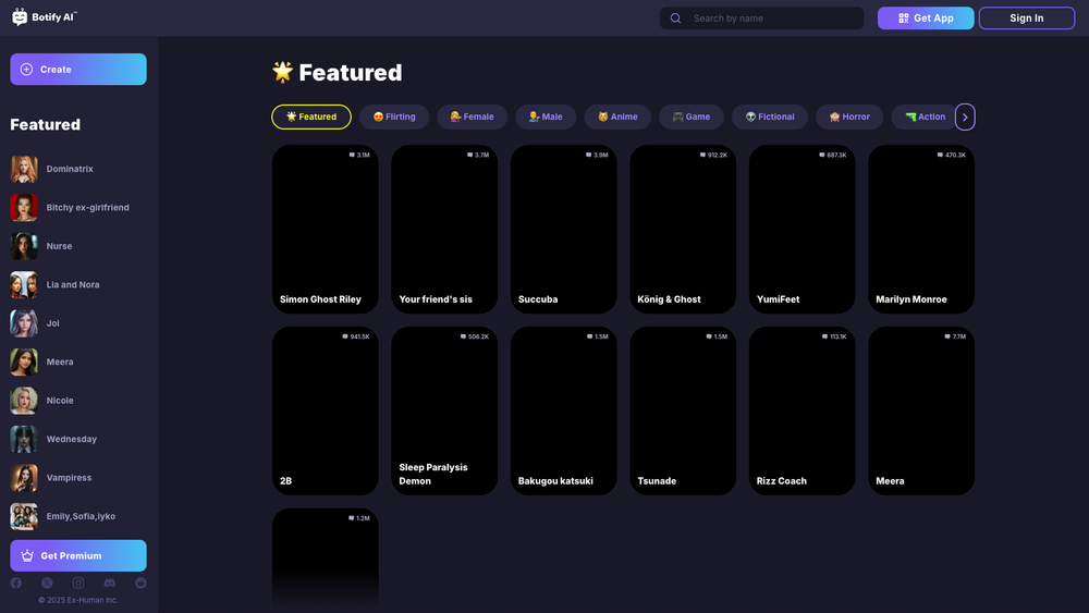 Screenshot of Botify AI Screenshot of Botify AI