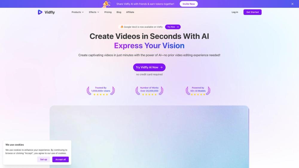 Screenshot of Vidfly