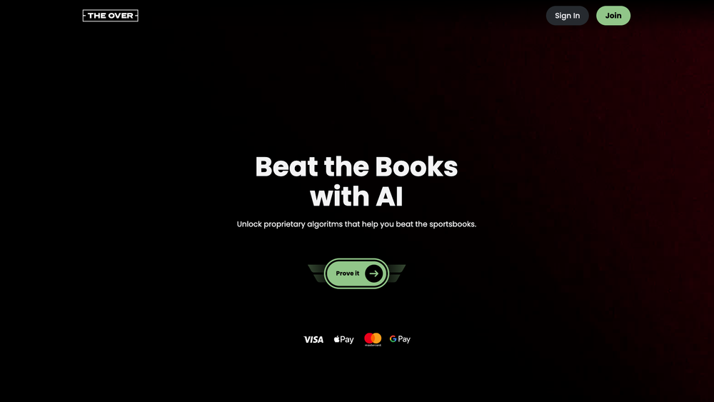 Screenshot of TheOver