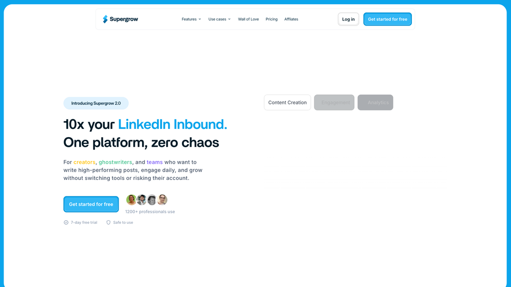 Screenshot of Supergrow