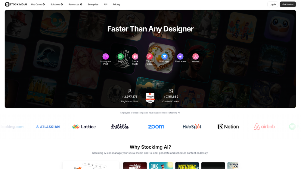 Screenshot of Stockimg AI Screenshot of Stockimg AI