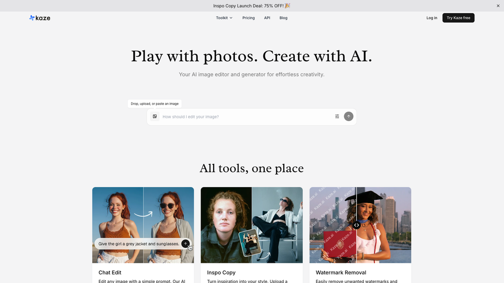 Screenshot of Kaze AI