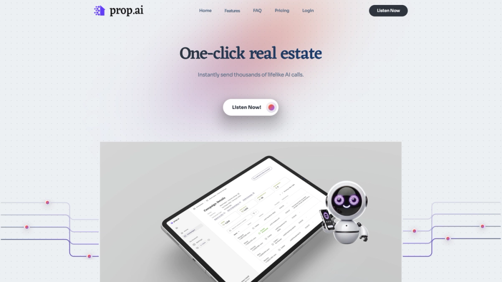 Screenshot of Prop AI Screenshot of Prop AI