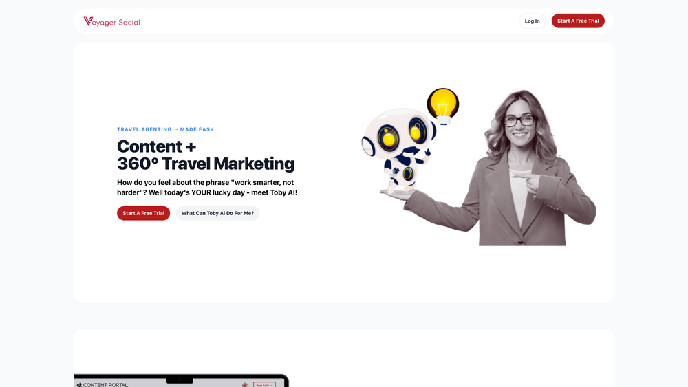 Screenshot of Toby AI