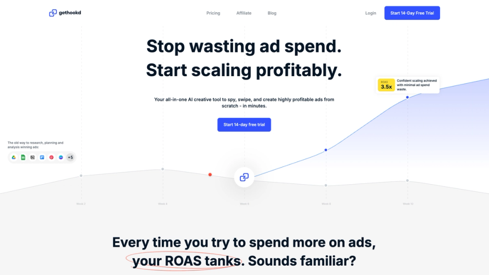 Screenshot of GetHookd