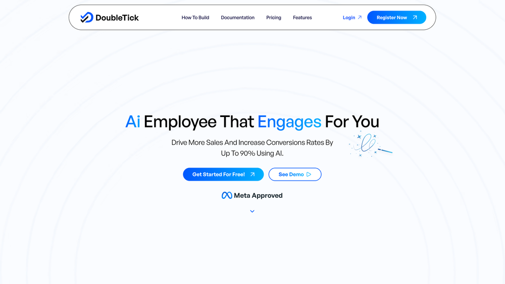 Screenshot of Doubletick AI