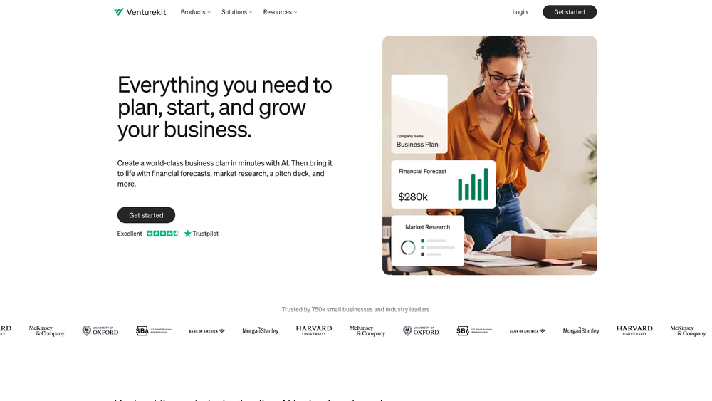 Screenshot of Venturekit