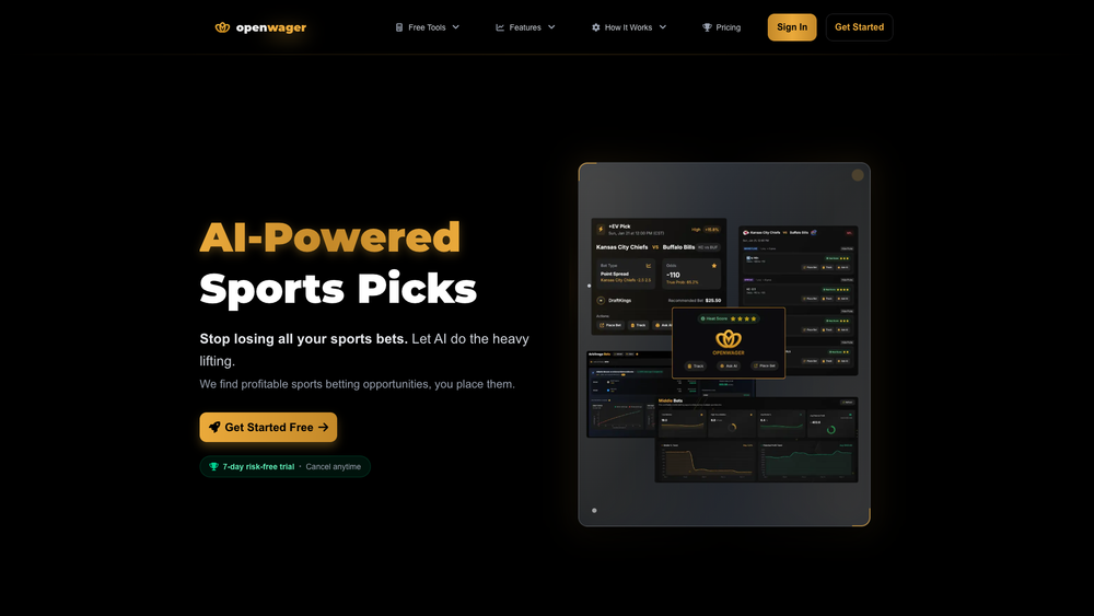 Screenshot of OpenWager