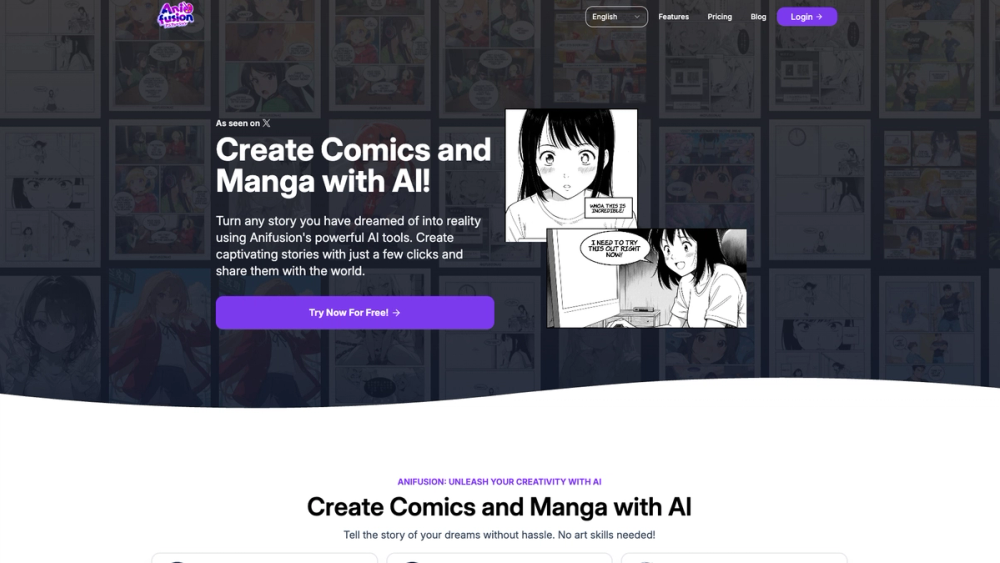 Screenshot of Anifusion